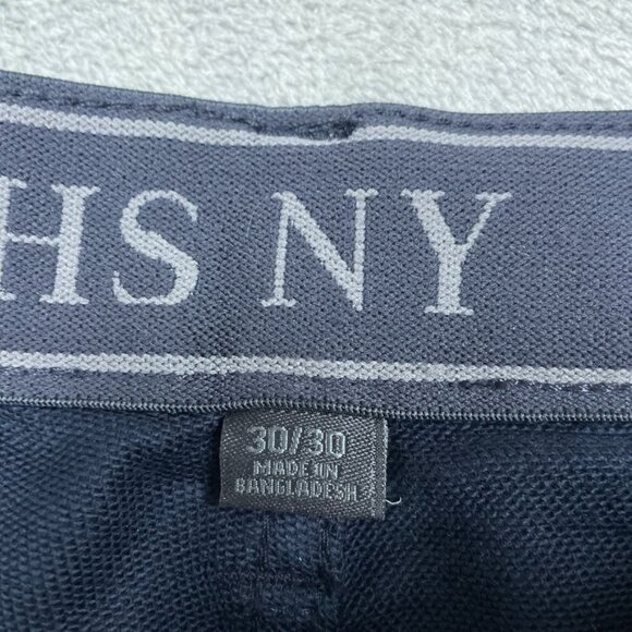 Jachs NY Navy Blue Mens Pants Size 30/30 Cotton Blend Stretch Slim Fit a0977 - Picture 2 of 7